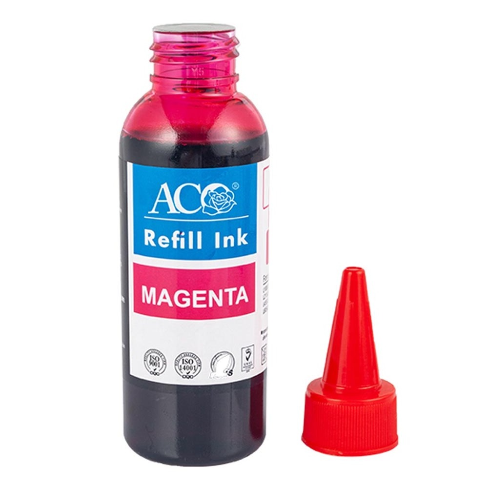 ACO Factory Wholesale Refill Bulk Printing Color Premium Bottle Dye Ink Compatible For Epson Canon HP Brother Inkjet Printer