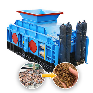 Limited Time Offer 20tph Small Portable Crusher Spring Double Roller Crusher For Coal Slag Cinder Crushing