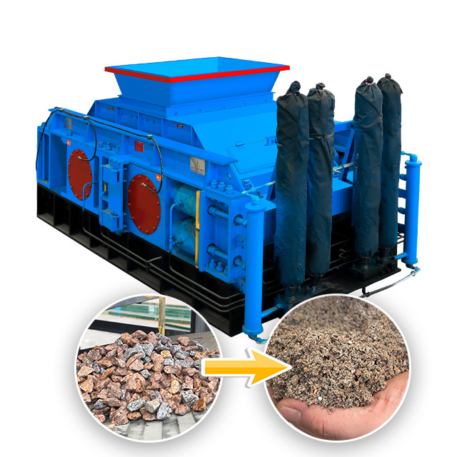 Limited Time Offer 20tph Small Portable Crusher Spring Double Roller Crusher For Coal Slag Cinder Crushing