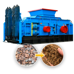 Complete models quality basalt double roller crusher Available from stock