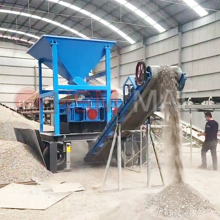 Double Tooth Roller Small Diesel Engine Stone Crushing Equipment Price Hammer Mill Crusher For Gold Mining