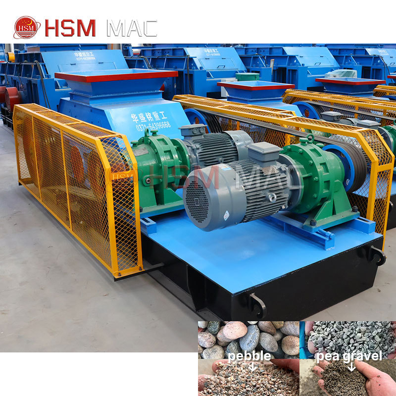 HSM Granite Soil Crusher Machines Double Roller Crushing Coal Crusher