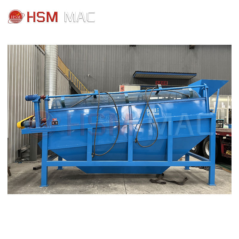 HSM High Screening Efficiency Rotary Drum Sieve Sand and Stone Separator Small Trommel Screen