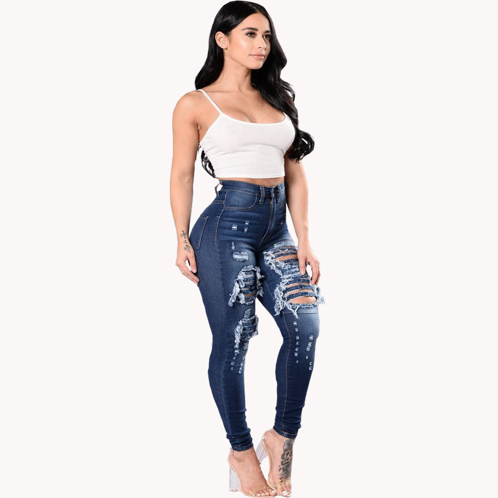 Wholesale Fashion Women Gender And Adults Age Group Woman Jeans Butt Lift Jeans Women