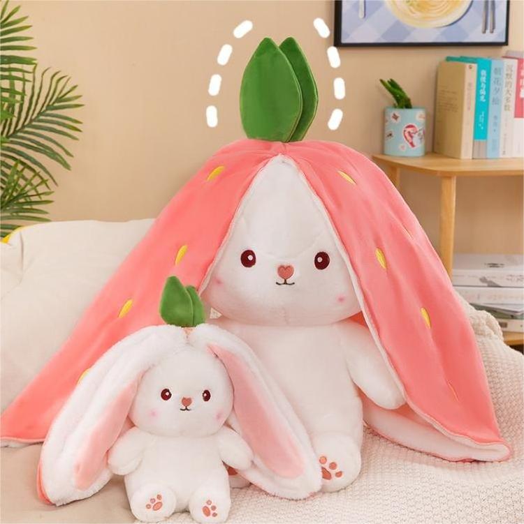 2023 New Design Custom Creative Long Ear Rabbit Doll Stuffed Plush Toys for Kids Gifts