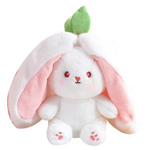 2023 New Design Custom Creative Long Ear Rabbit Doll Stuffed Plush Toys for Kids Gifts