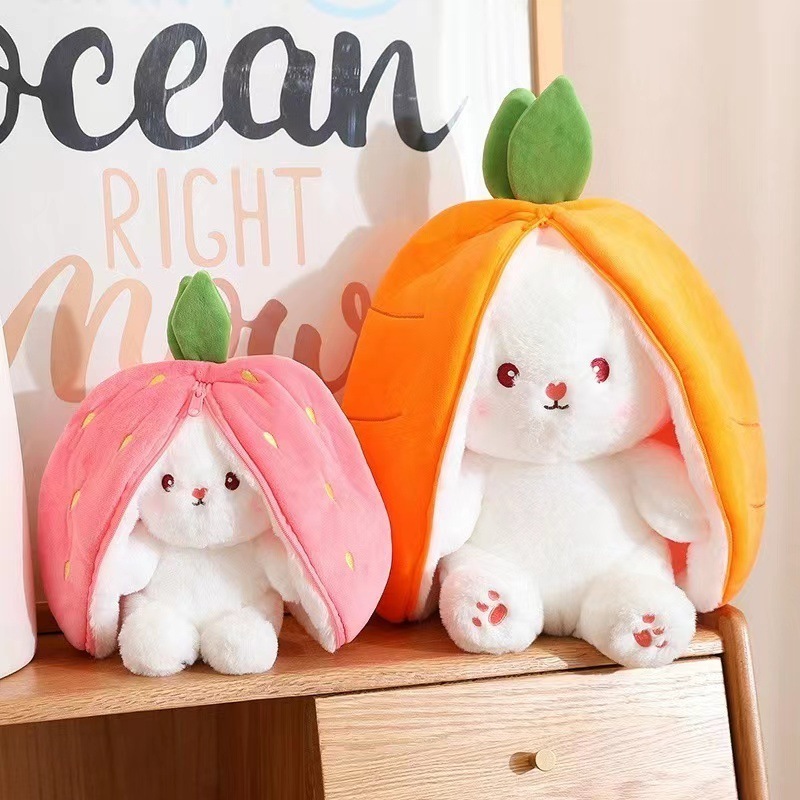 2023 New Design Custom Creative Long Ear Rabbit Doll Stuffed Plush Toys for Kids Gifts