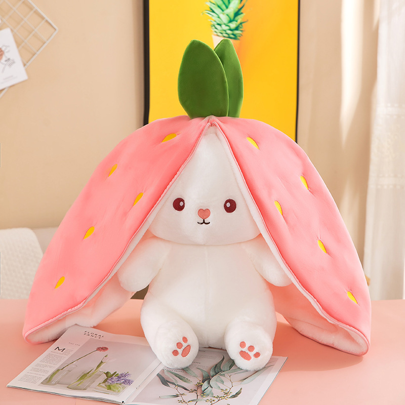 2023 New Design Custom Creative Long Ear Rabbit Doll Stuffed Plush Toys for Kids Gifts