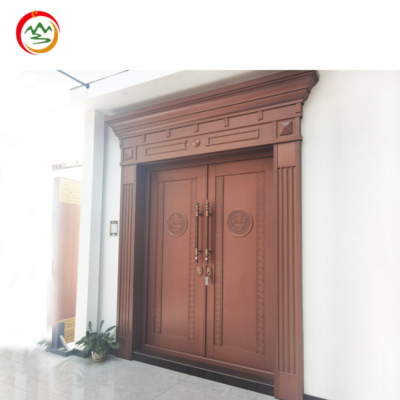 China Style Villa Electric Gate Customization Villa Garden Gates Automatic Swing Driveway Gate Cast Aluminum Courtyard Gate