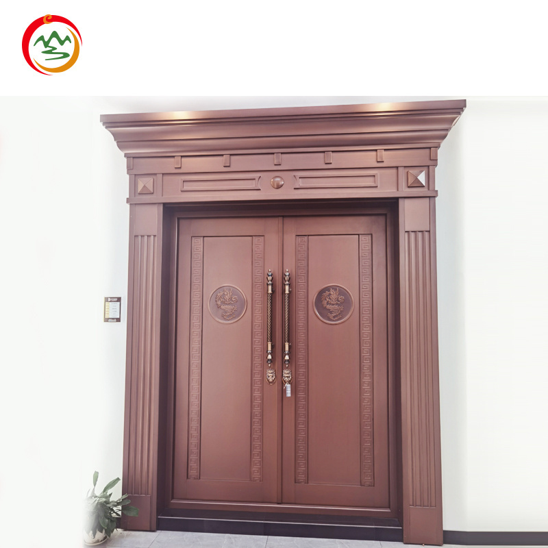 China Style Villa Electric Gate Customization Villa Garden Gates Automatic Swing Driveway Gate Cast Aluminum Courtyard Gate