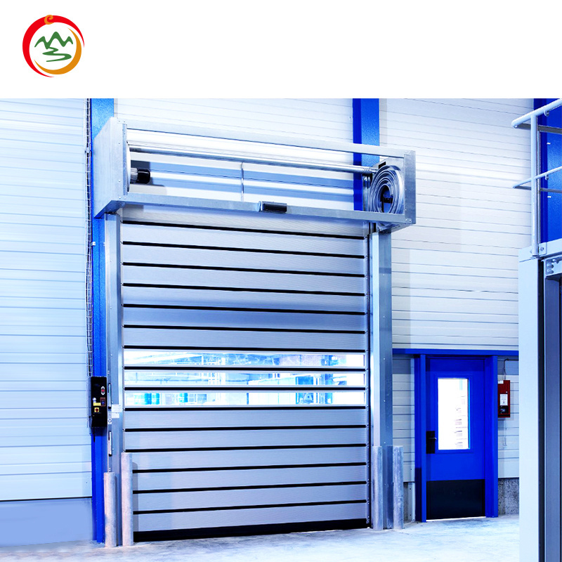 Wholesale Automatic Metal Grill Roll Up Fast High Speed Hard Spiral Panel Door