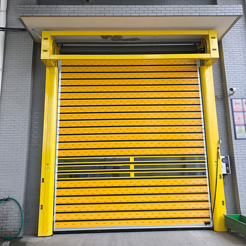 Hot Sale Hard Fast Material Commercial Industrial Pvc Warehouse Dock Door Aluminum Roll Up Rapid High Speed Spiral Door