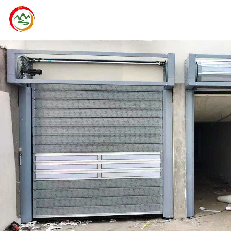 Wholesale Automatic Metal Grill Roll Up Fast High Speed Hard Spiral Panel Door