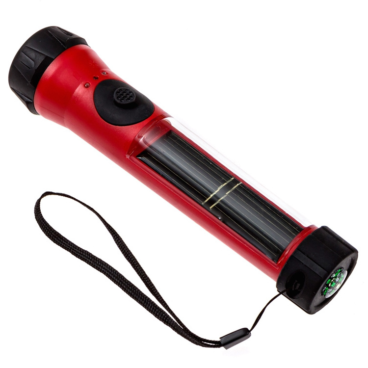 Chinese manufacturer cost price portable multi solar led powered flashlight