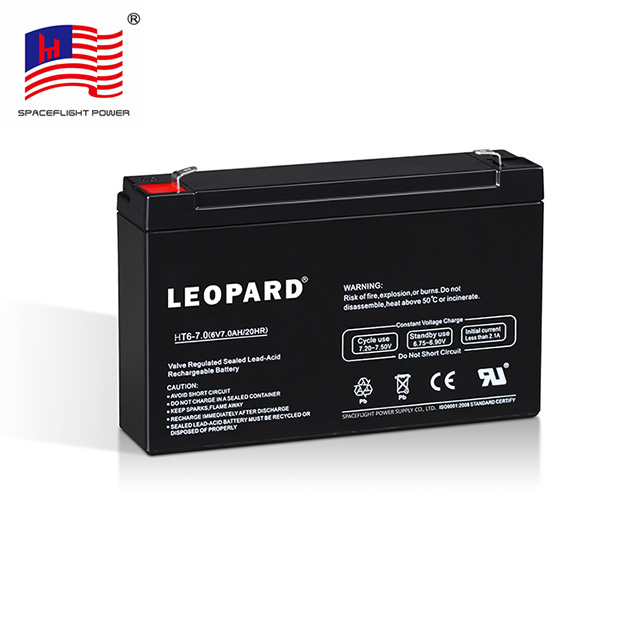 Leopard Rechargeable 6v 7ah Storage 20hr 6v7ah Kids Car Vrla Price Ups Agm Manufacturers Lead Acid Battery