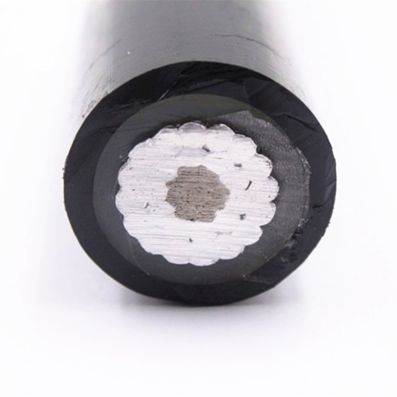 ACSR/AAC/XLPE/HDPE ICEA S-66-524 Tree Wire 15 Kv 2-layer Black Aluminum HDPE Medium Voltage XLPE Power Cable