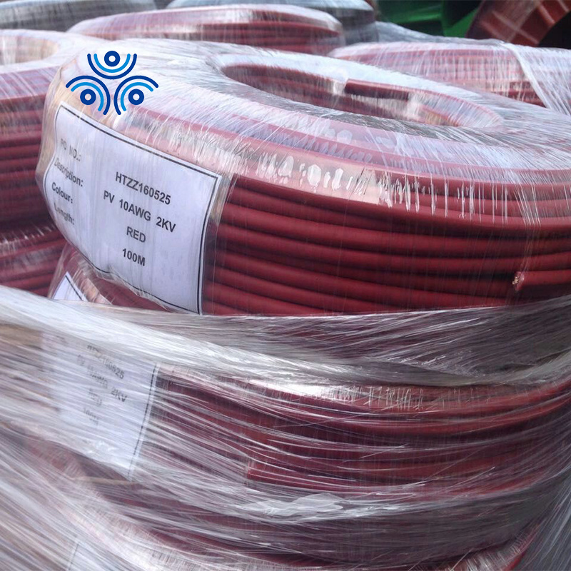 PV Wire 10 AWG UL 4703 Solar Cable Power Connection DC for Panel Type Ring Length Jackery Extension