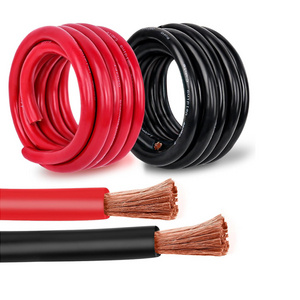 18-wco-50uk welding cable black welding battery pure copper flexible cable 2awg 3 awg 8 awg 4awg 1awg