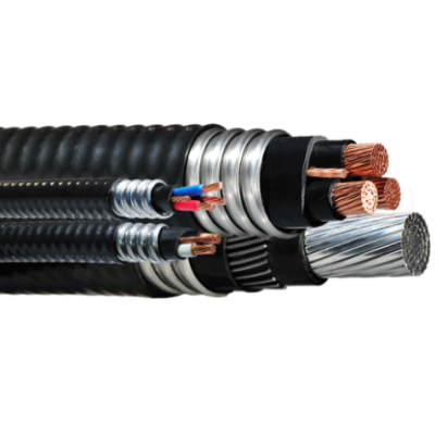 600V ACWU90 insulated interlocked aluminum alloy armored XLPE/AIA/PVC Metal Clad Cable CUL 10/2 Canada market