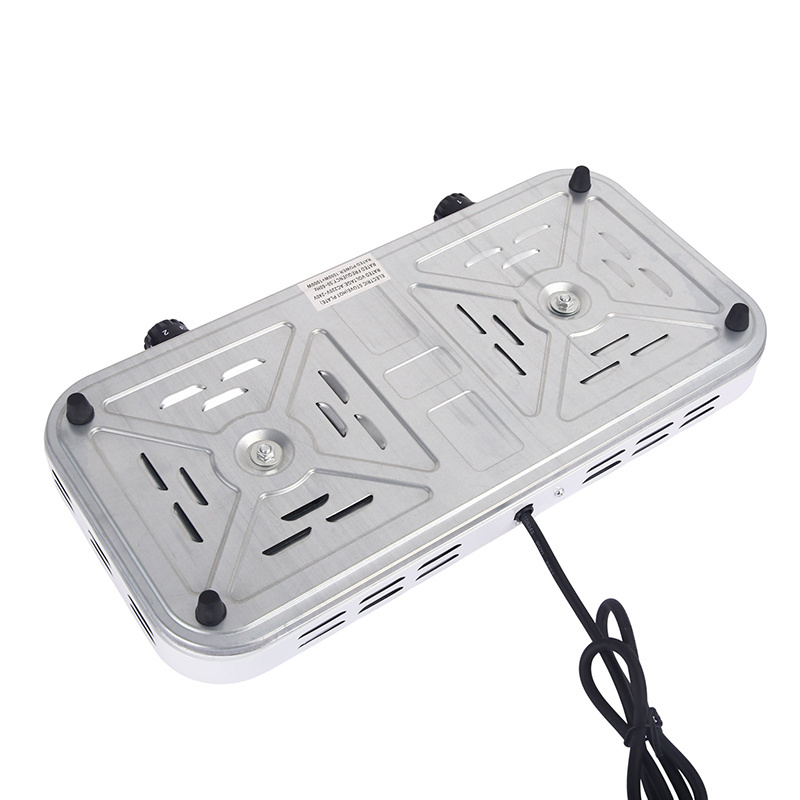 Wholesale own brand portable indoor two burner electric hot plate easy to use