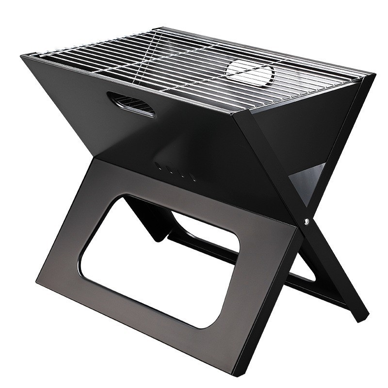 Portable charcoal grill X Shape Folding Charcoal Bbq Grill for Outdoor Picnic, Patio