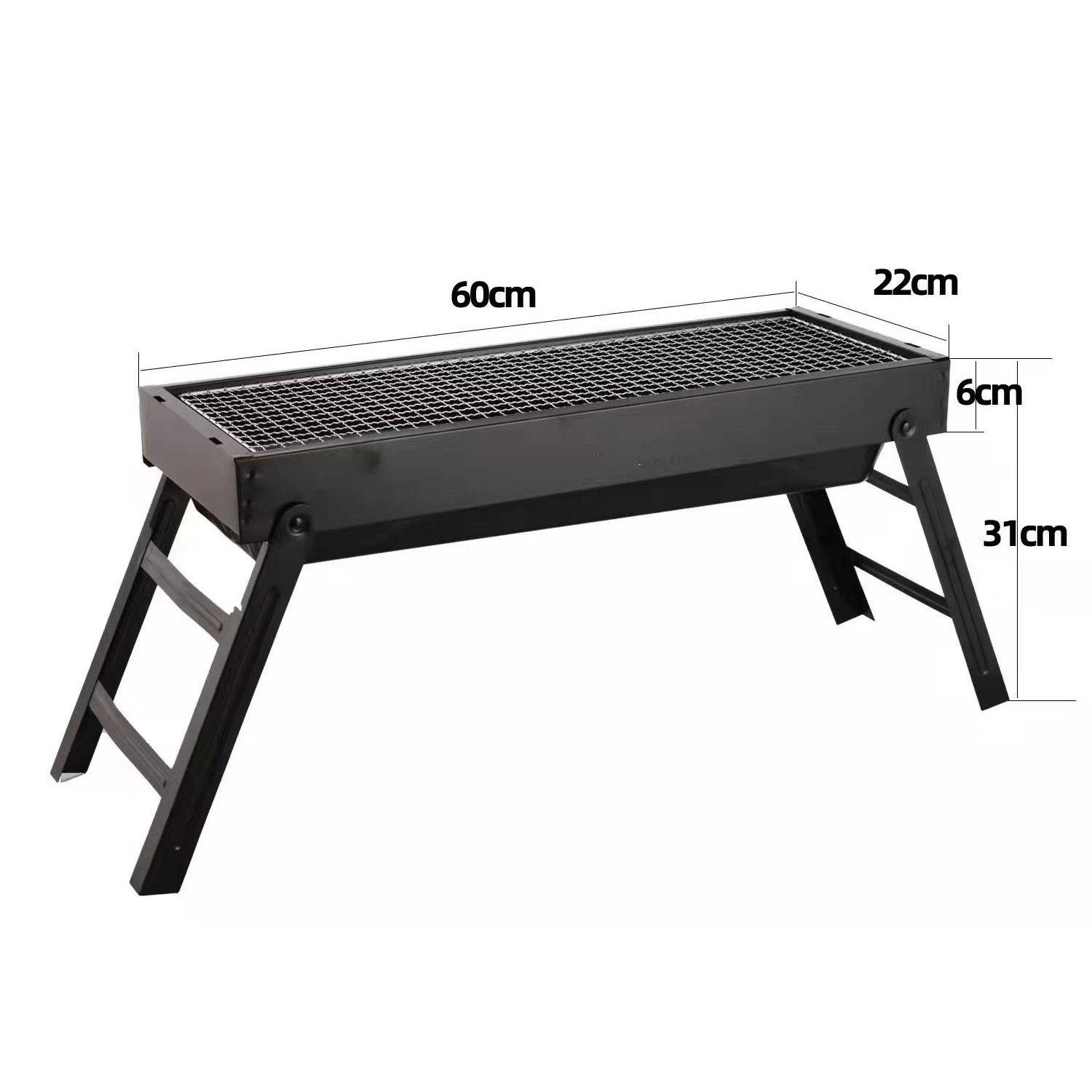 Wholesale Portable folding charcoal yakitori grill charcoal grill for outdoor hiking picnic