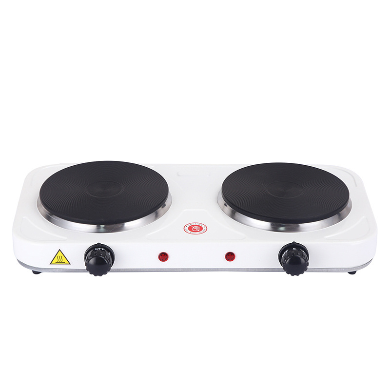 Wholesale own brand portable indoor two burner electric hot plate easy to use