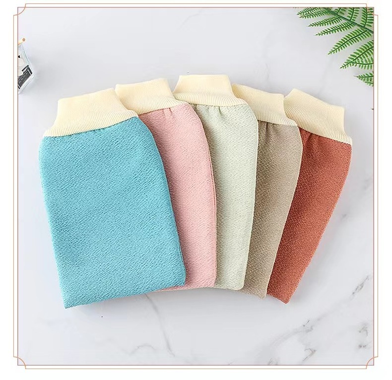 High Quality Loofah Exfoliating Scrubbers & Gloves 3000pcs Disposable Beauty Bath Towel Sponges Shower Gloves for Body Plastic