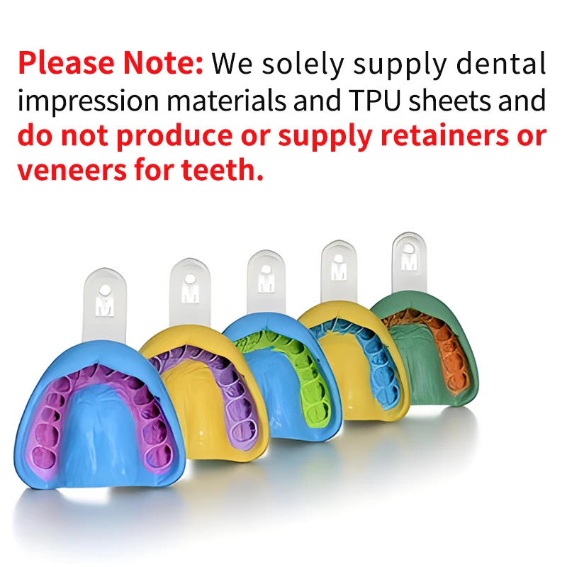 Huaer DIY Custom Silicone Molding Tray Dentist Dental Materi Putti Gold Grillz Mold Materials Teeth Impression Putty Kits