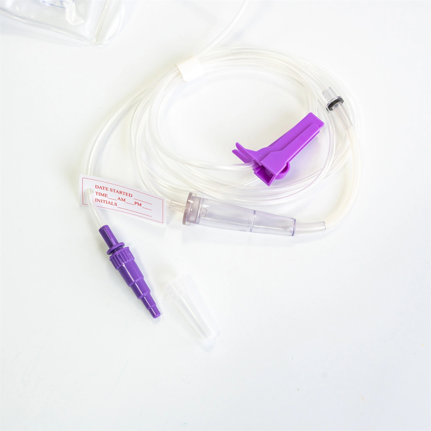 Disposable Medical Iv Infusion Set Stomach Tube Enteral Silicon Gastrostomy Feeding Tube Sets With Bags