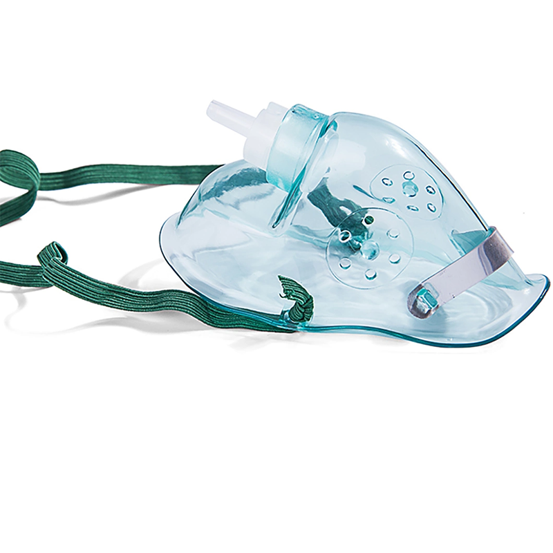 Special Grade Pvc Adjustable Elastic Adult And Child Strap Medic Rebreather Oxygen Nebulizer Mask With Tubing