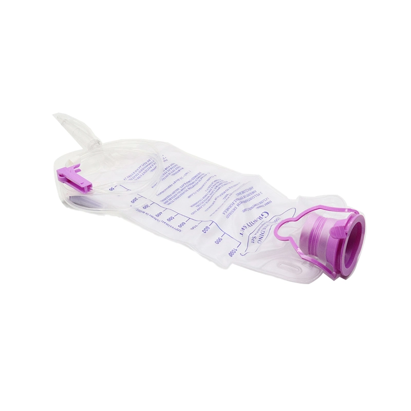 Feeding Tube/ Catheter Wholesale Kdl Disposable Pvc Eo Normal Saline Iv Solution Bags Intravenous Bag Latex Mask Nose Tube