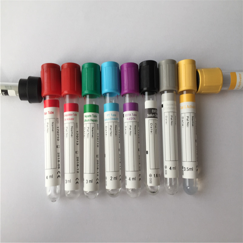 edta Vacuum Gel & Clot Activator Blood Test Tube Yellow Stopper Color blood sample collection tube