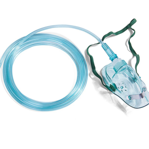 Special Grade Pvc Adjustable Elastic Adult And Child Strap Medic Rebreather Oxygen Nebulizer Mask With Tubing