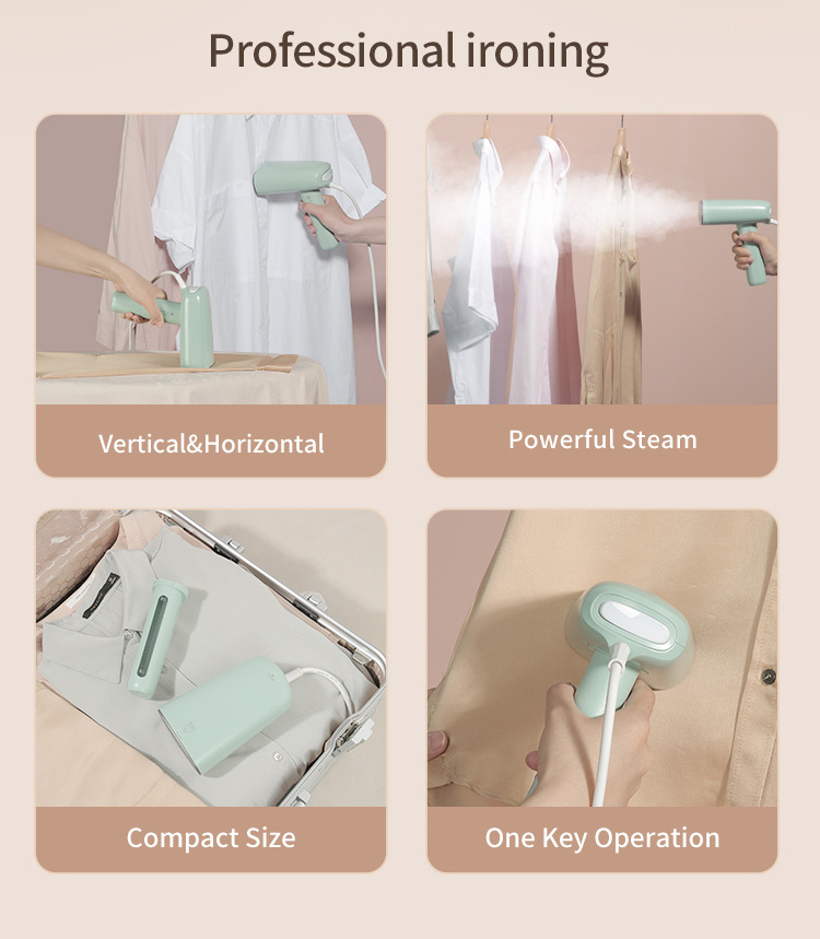 Electric Travel Steam Press Clothes Hanging Ironing Machine Portable Handheld Garment Steamer