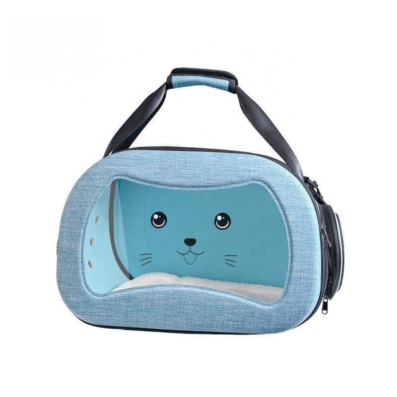 Pet Carriers for Cats Dogs Travel Carrying Bags Shoulder Nylon Bag for Pet Breathable Portable Cross Body Storage Foldable Pet B