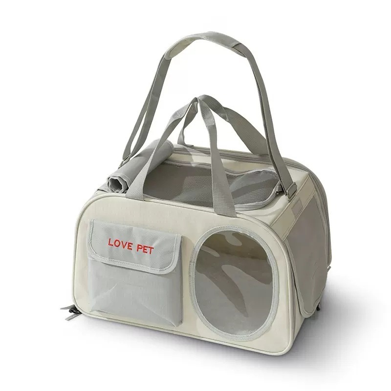 Wholesale pet cage Oxford breathable portable collapsible cat bag outdoor travel pet bag dog accessories