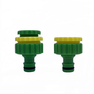 Hot Selling Plastic 3/4" & 1" Faucet Tap Adapter Threaded Tap Connector ABS Garden Water Hose Connector