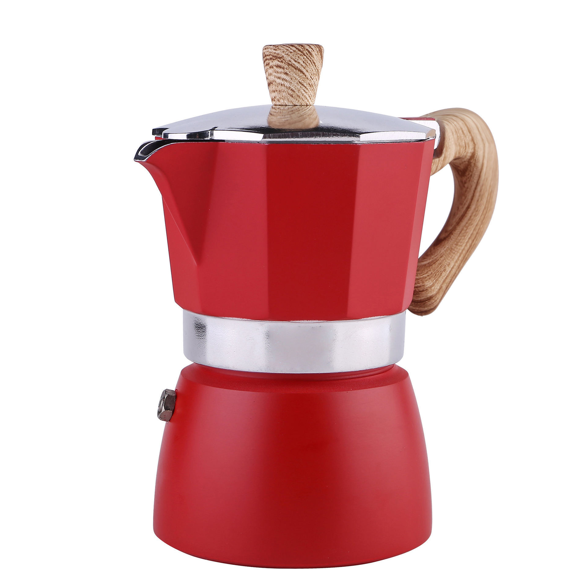 HUAMU Pressure Extraction Cuban Italian Espresso Greca Coffee Maker - Percolator Stove Top Moka Pot