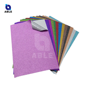 Wholesale 20*30cm A4 Self- Adhesive Paper Glitter Cardstock Sticker