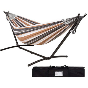 Full Color Printed Outdoor Portable Camping Swing Hammock With Carry Bag