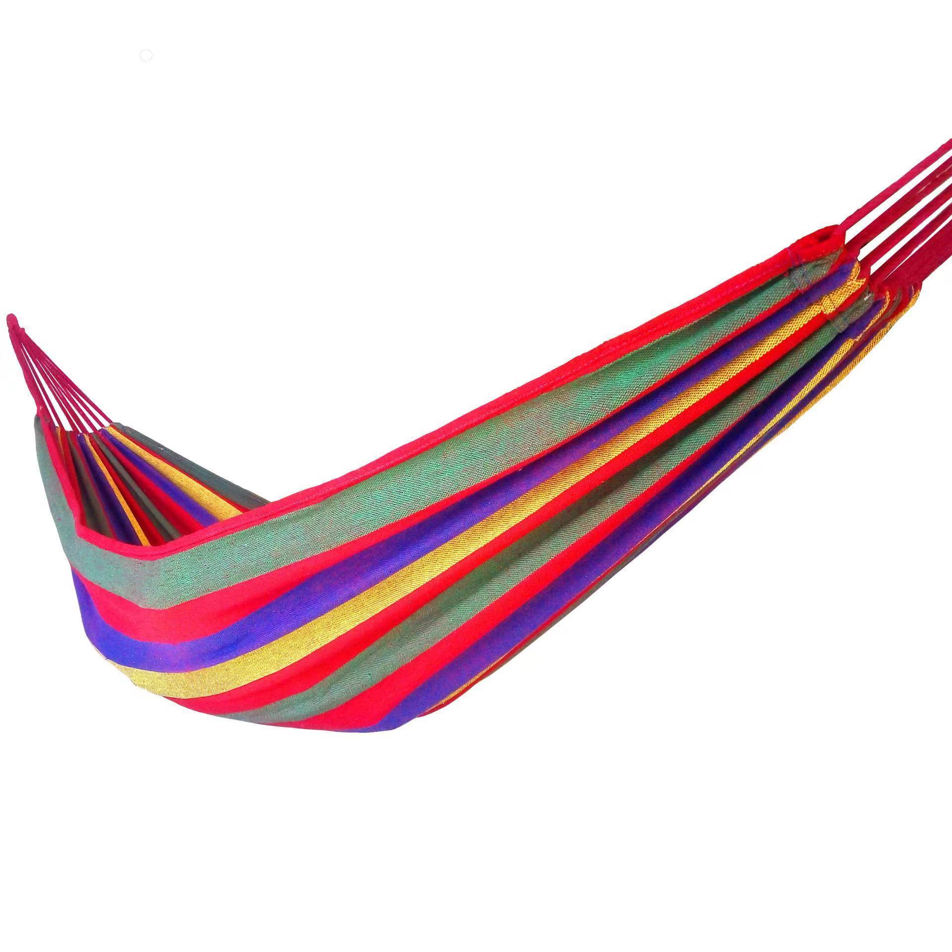 Hot Selling Portable Outdoor Indoor Double Hammock With Steel Stand Two Person Adjustable Hammock Bed