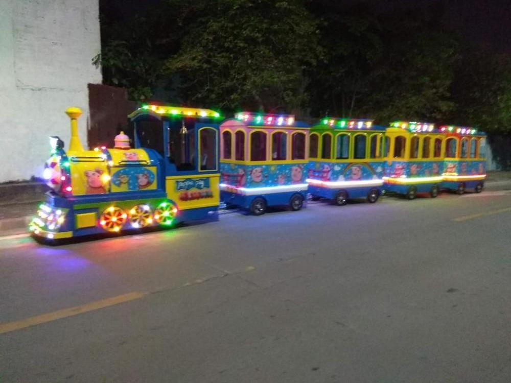 Amusement Sightseeing Park Rides Trackless Train For Sale