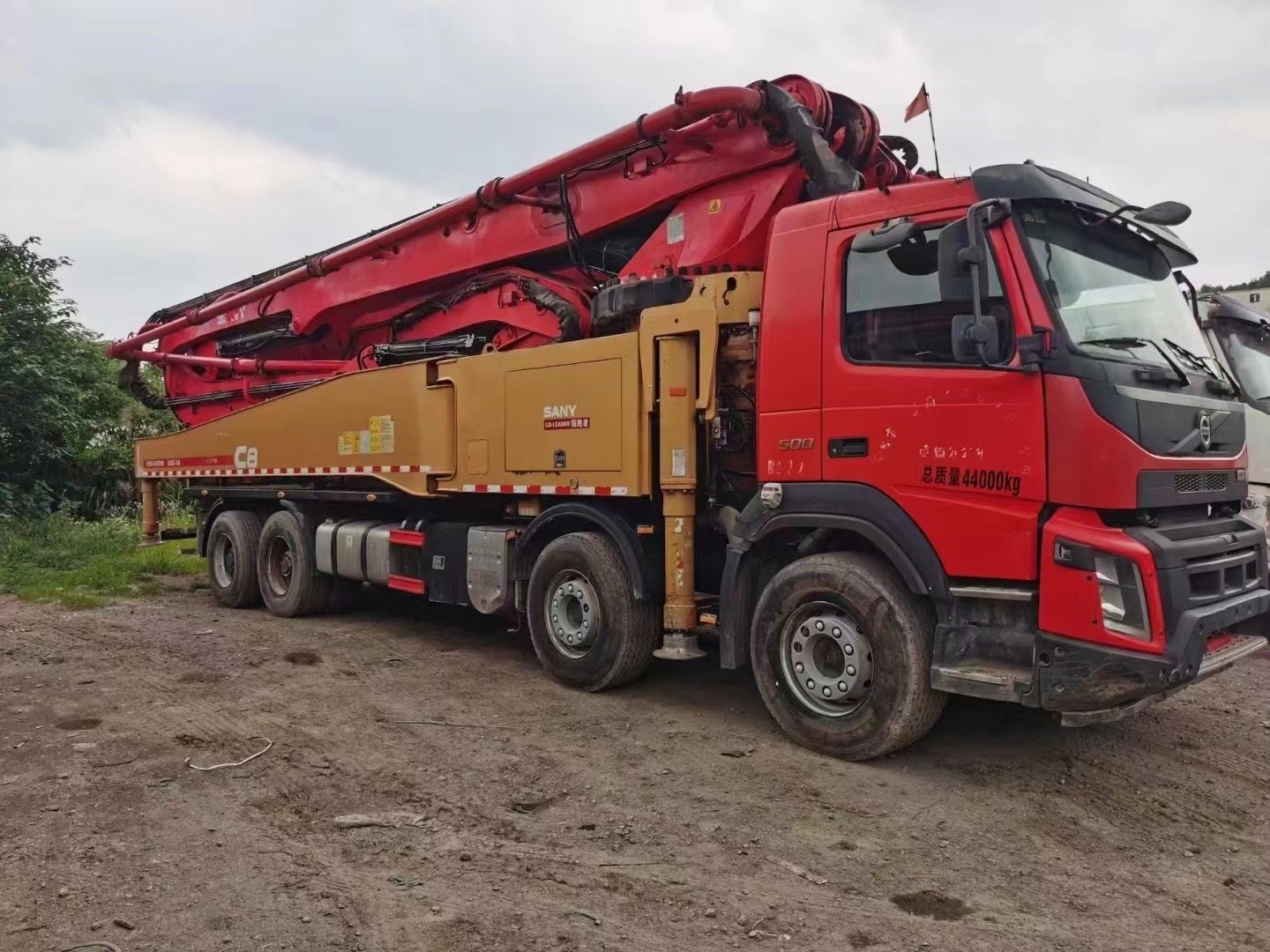 2018-year Sy Volvo 56 meters Used concrete pump truck SYM5446THB 560C-8A