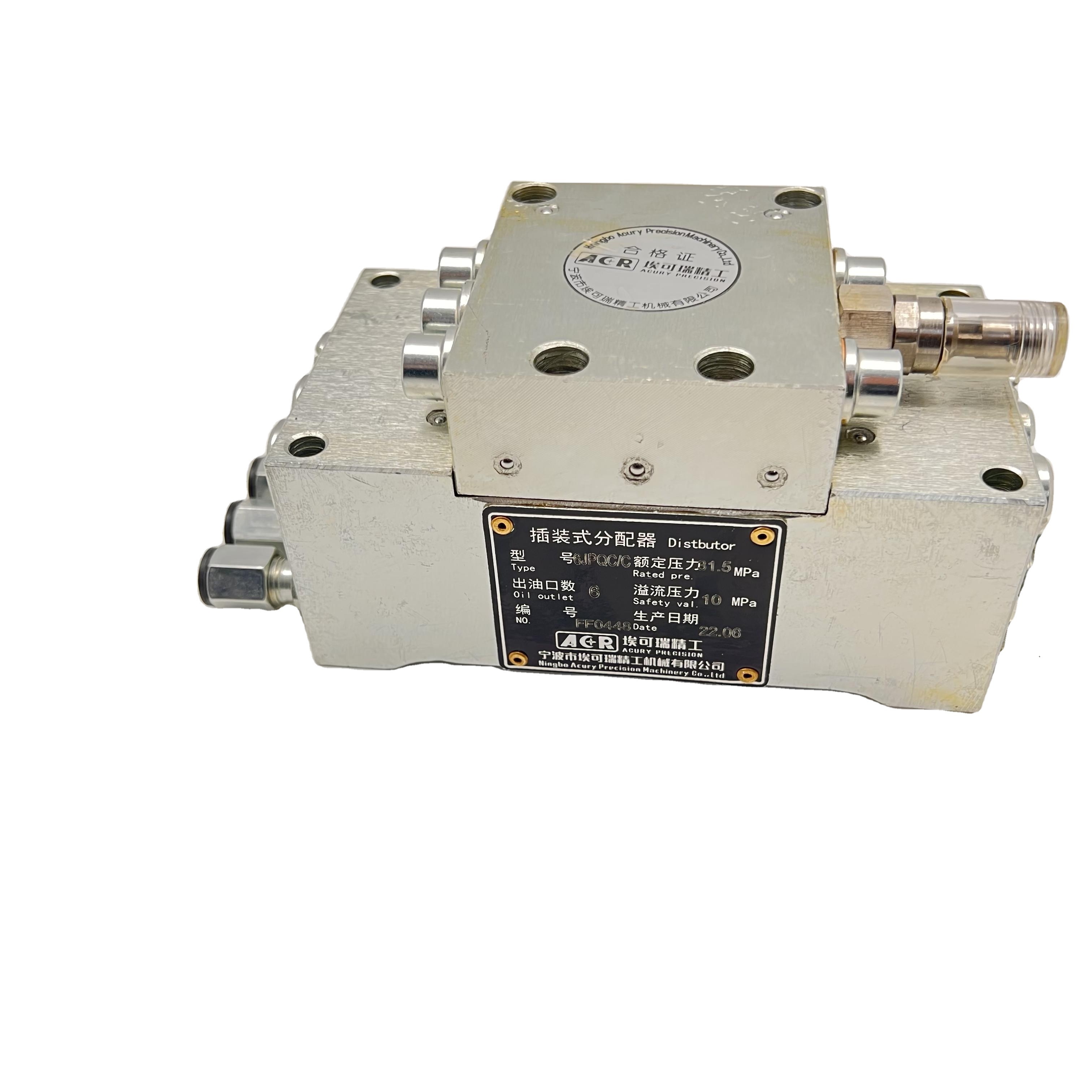 6jpqc-1/86d progressive distributor is suitable for lubricating pump barrels