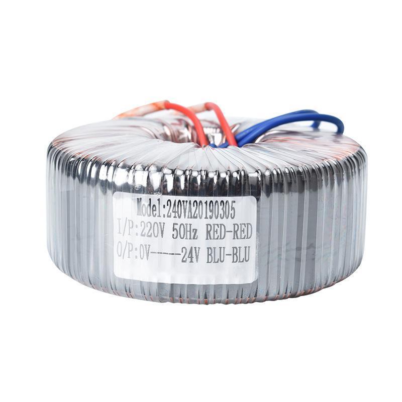 Wholesale 240VA 12V 24V Power Transformer All Copper Double Winding Toroidal Transformer