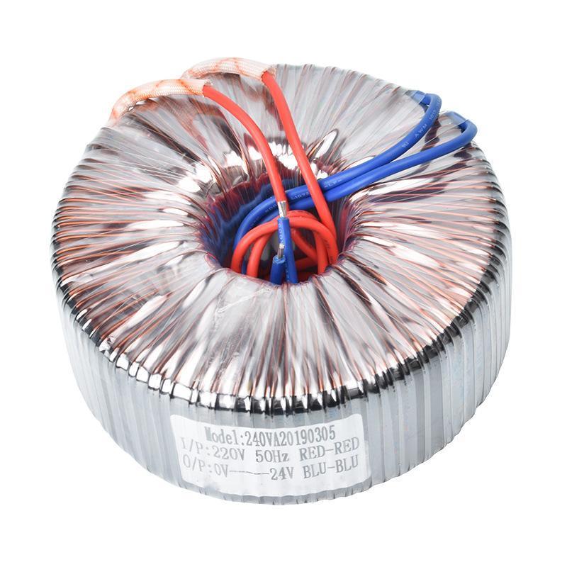 Wholesale 240VA 12V 24V Power Transformer All Copper Double Winding Toroidal Transformer