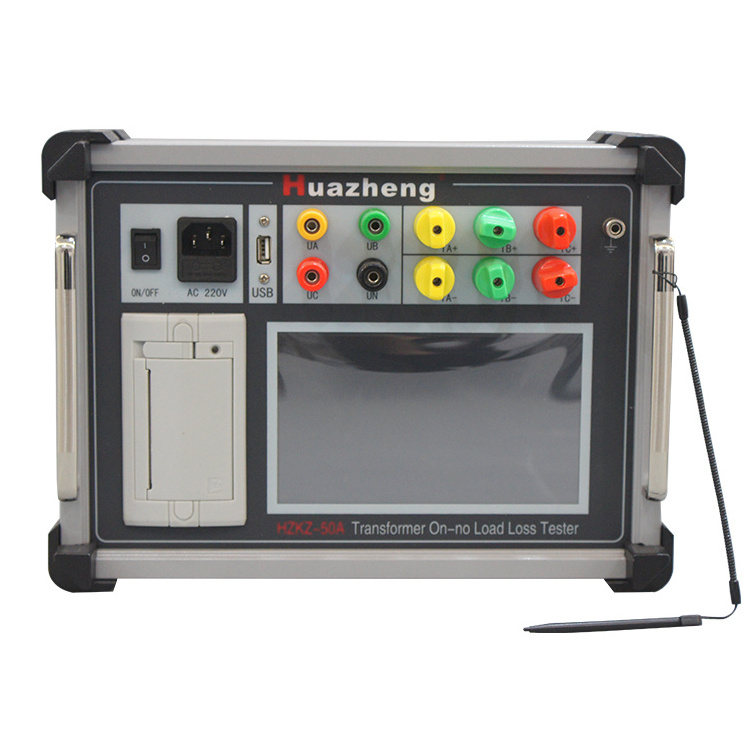 Huazheng HZKZ-50A transformer no load test Transformer on-no load Characteristics Analyzer On Load Switch Tester