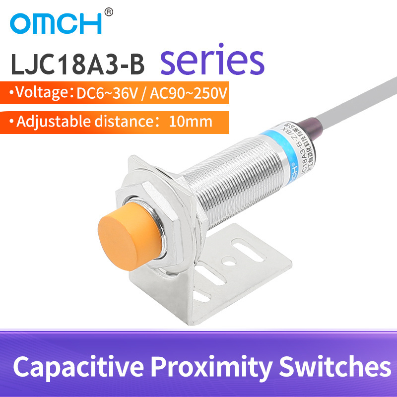 OMCH  LJC18A3-5  LJC18A3-B DC6-36V NPN PNP NO NC  Metal Detection Capacitive Inductive Proximity Switch Sensor