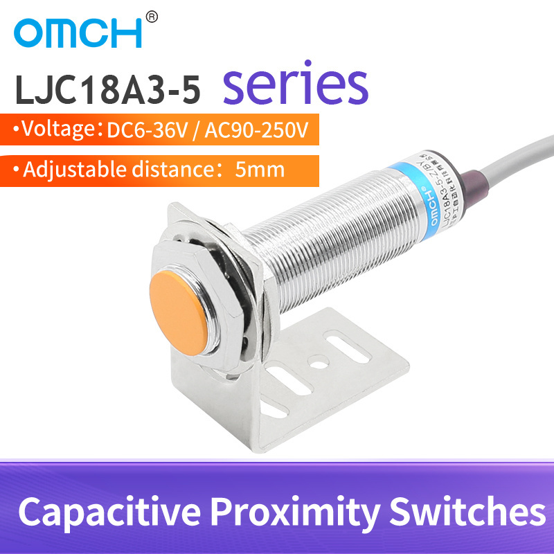 OMCH  LJC18A3-5  LJC18A3-B DC6-36V NPN PNP NO NC  Metal Detection Capacitive Inductive Proximity Switch Sensor